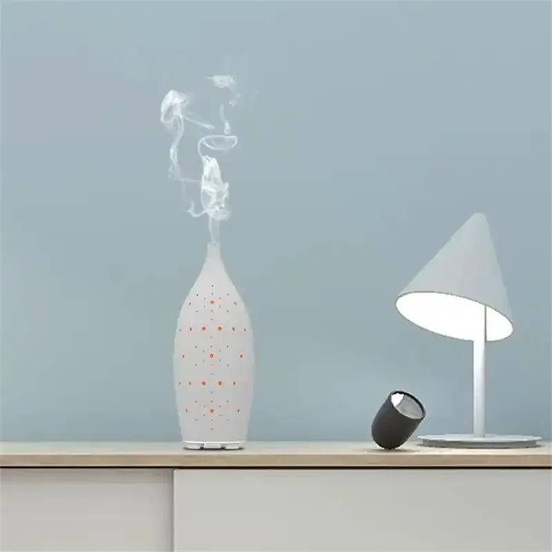 New Bluetooth App Control 60ml Essential Oil Hotel Scent Diffuser Machine Fragrance Electric Ceramic Waterless Aroma Diffuser