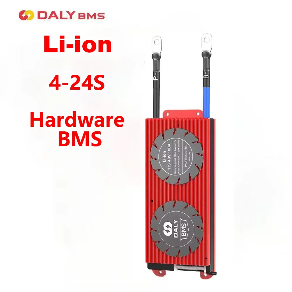 DALY Akumulator litowo-jonowy BMS Li-ion BMS 3S 4S 7S 8S 10S 13S 16S 20S 12V 24V 36V 48V 60V 72V 15A 20A 30A 40A 50A 60A PCB