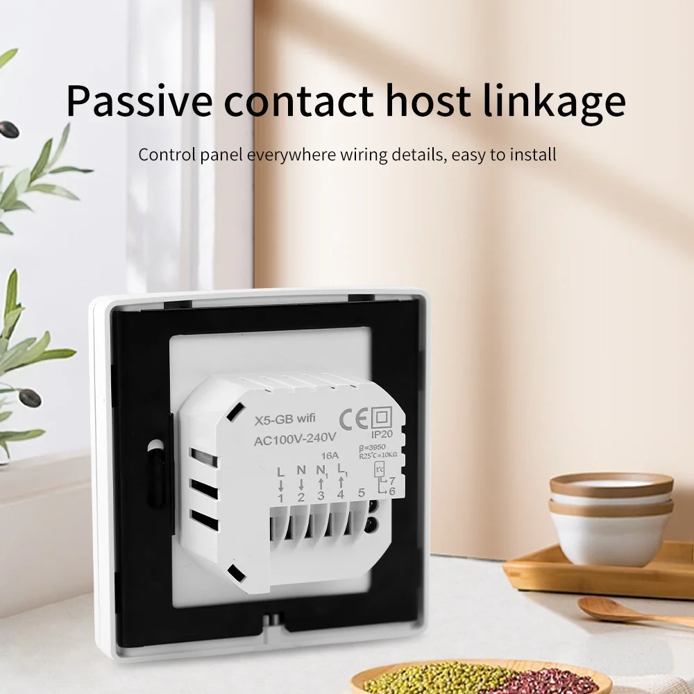 Tuya Smart WiFi termostato regolatore di temperatura controllo vocale riscaldamento a pavimento elettrico supporto scarno Alice Google Home