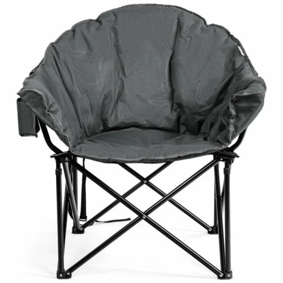 

Folding Camping Moon Padded Chair with Carry Bag