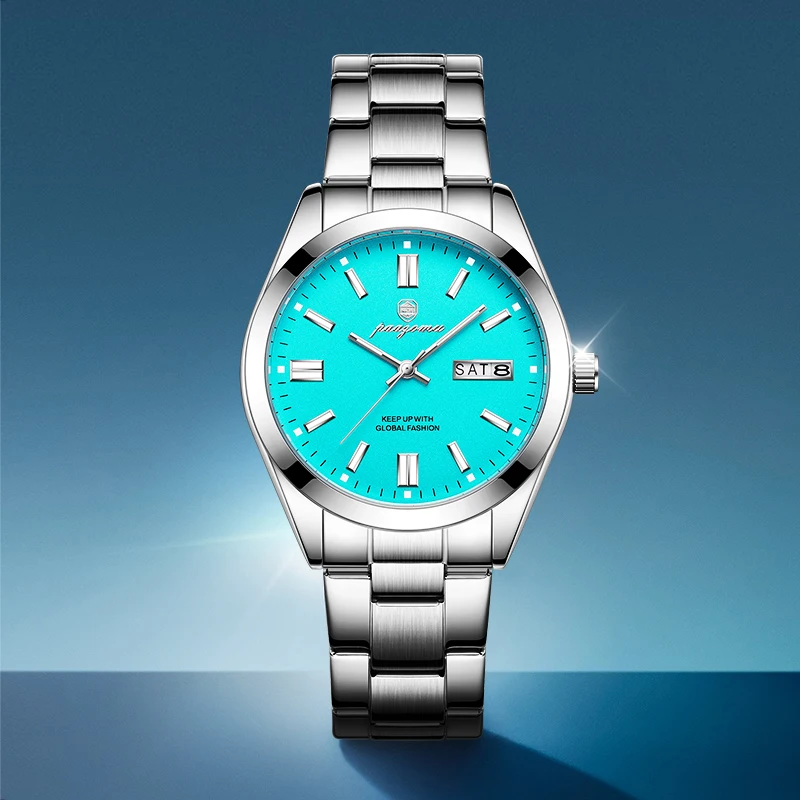 2026 PAAZOMU Luxury Automatic Watch 10Bar Waterproof Stainless Steel Men Quartzl Wristwatches Sports Diving luminous Watch Men