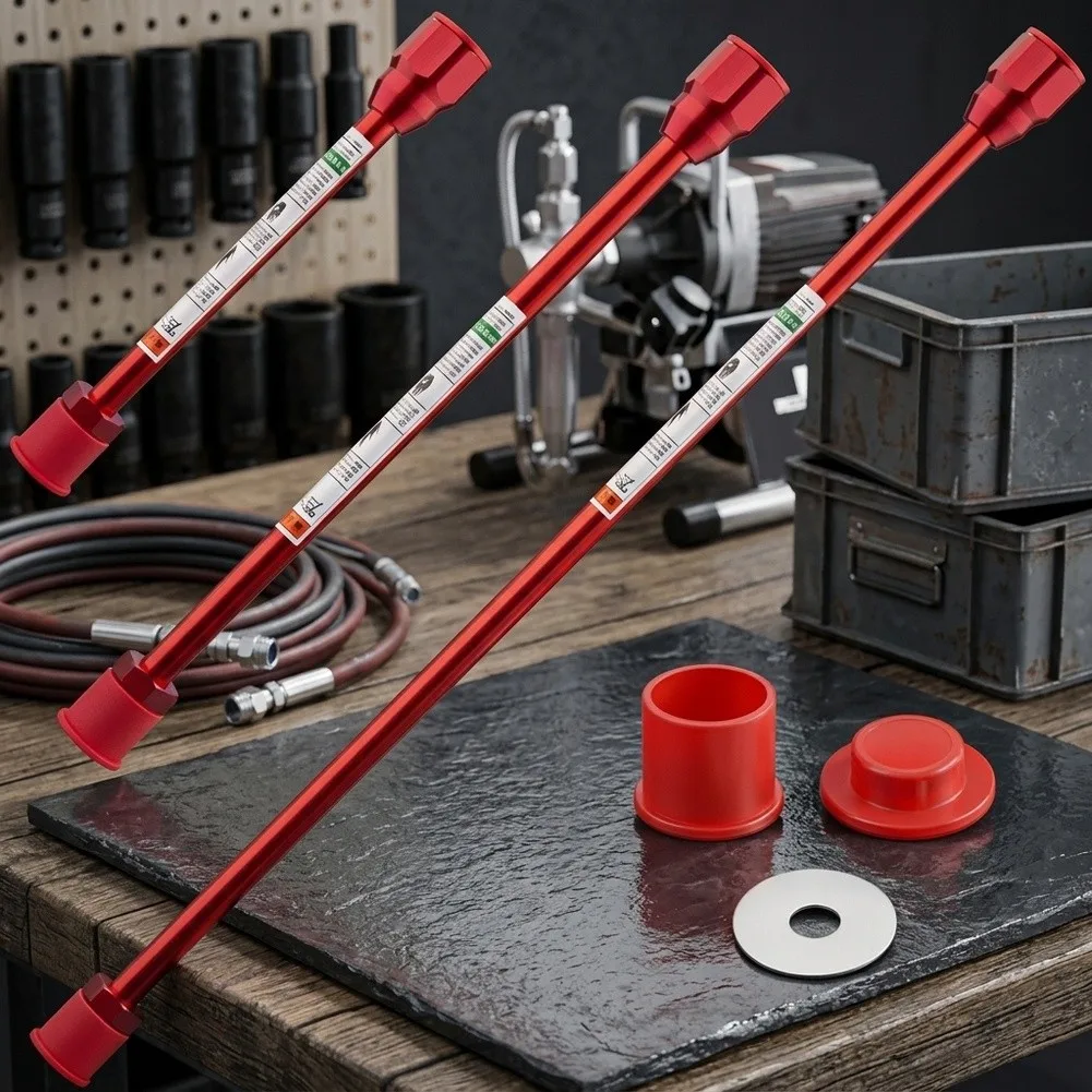 Aluminum Extension Rod Compatible with High Pressure Airless Sprayers Supporting Smooth Fan Shaped Atomization