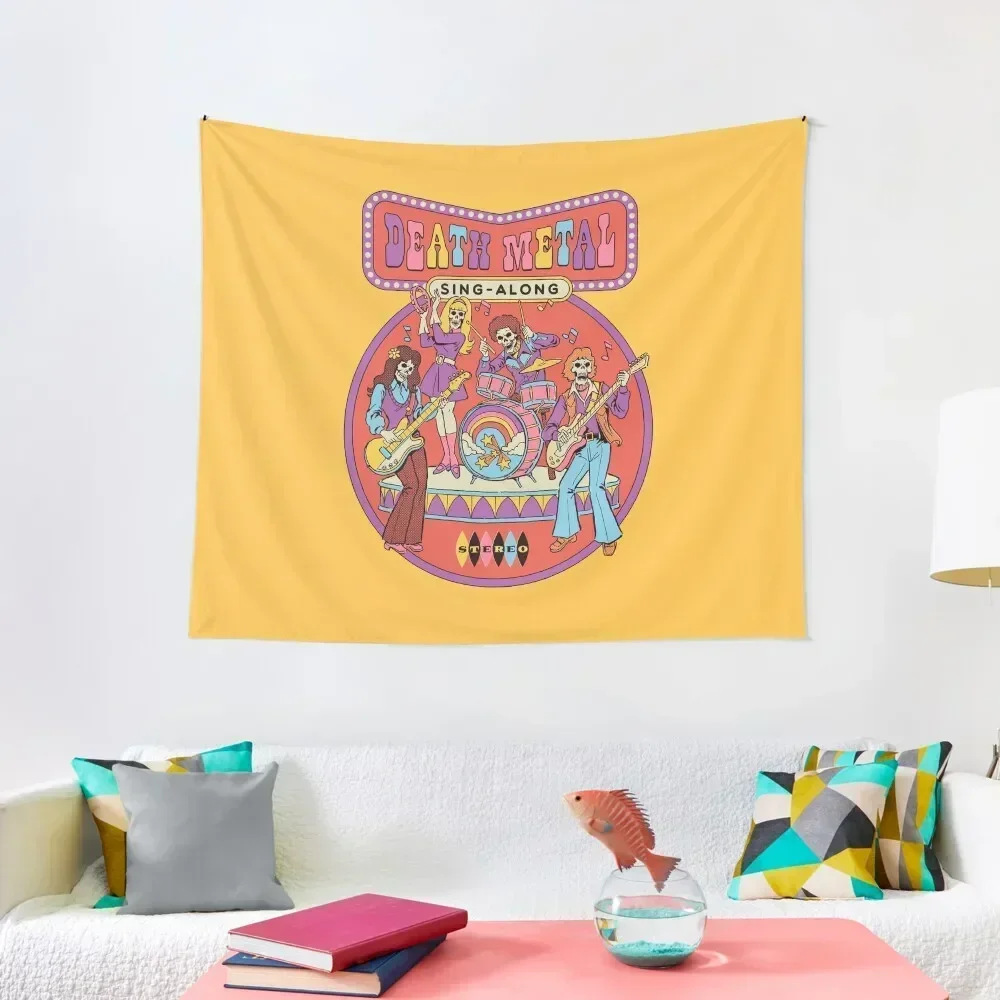 

Death Metal Sing-Along Tapestry Room Aesthetic Aesthetic Room Decorations Home Decor Accessories Tapestry