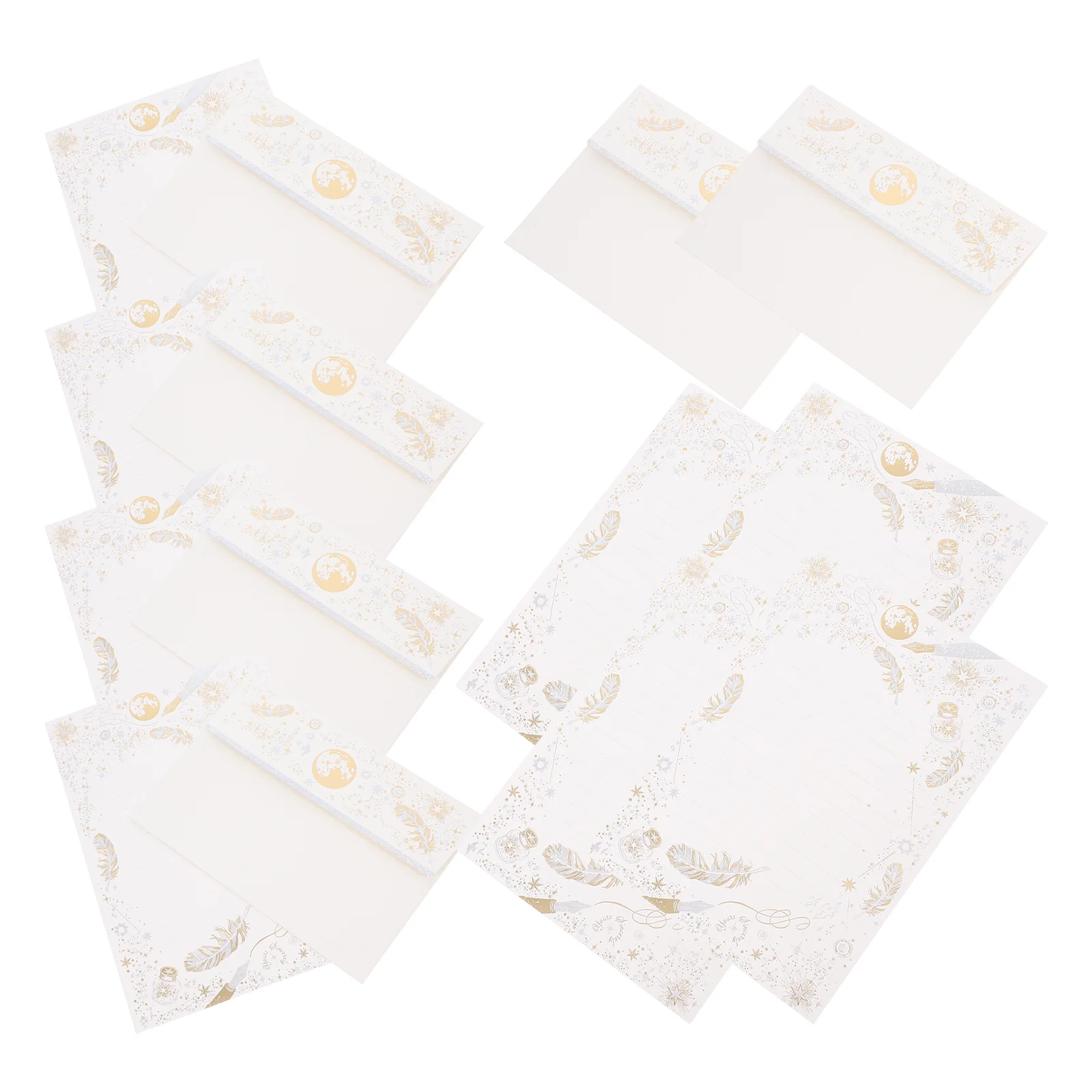 Gilded Letter Paper Papers Envelope Kit Set 2120X1490X010CM Small Envelopes Multi-function Wedding Compact Vintage