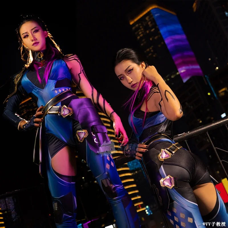 CosplayGame Valorant Reyna Costume Cosplay Scarpe parrucca Zyanya Mondragón Cosplay Gioco di ruolo Uniforme Festa di carnevale di Halloween