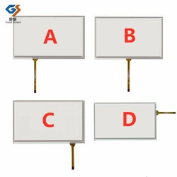 7 Inch P/N 4pin ZCR-1674-2 4-wire resistive touch screen digitizer sensor glass panel 165*100 mm 165mm*100mm