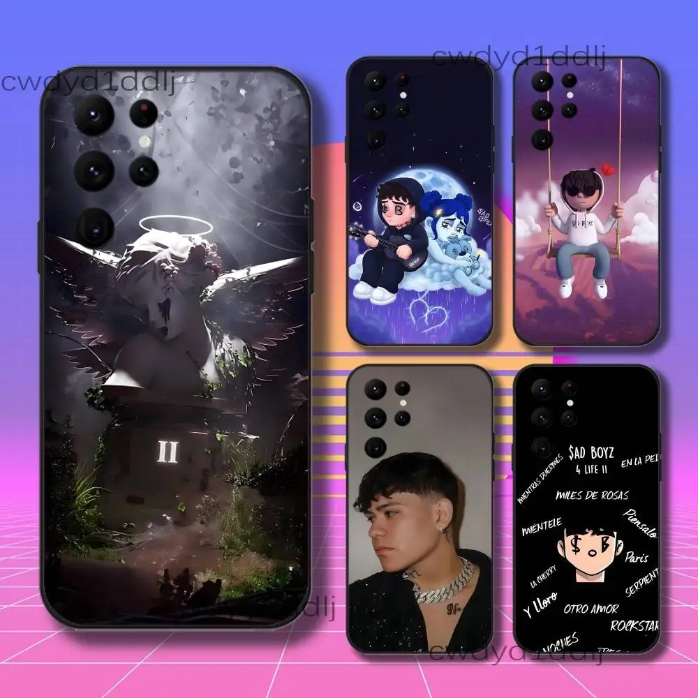 

J-Junior H SAD BOYZ 4 LIFE Phone Case For Samsung S10,S21,FE,S21 ,S26,S25,S24,S23,Ultra,S9,S22,Plus Black Shell Cover