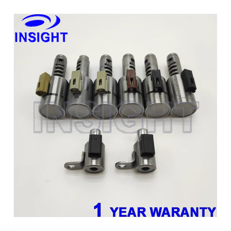 

8Pcs TF80SC TF81SC AF40-6 Gen I Transmission Solenoid Kit for 2006-2011 Volvo XC60 XC90 4.4L V8 Peugeot Renault Saab