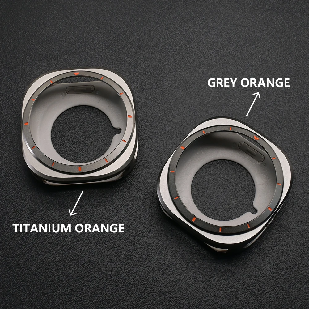 حافظة فاخرة من سبائك الألومنيوم لساعة سامسونج جالاكسي الترا 2025/2024 غطاء معدني للأعمال واقي للشاشة لساعة جالاكسي 47 ملم #5