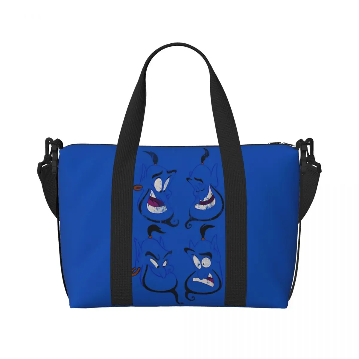 

Custom Cute Cartoon A-Aladdin Tote Bag for Women Large Capacity Beach Gym Travel Bags
