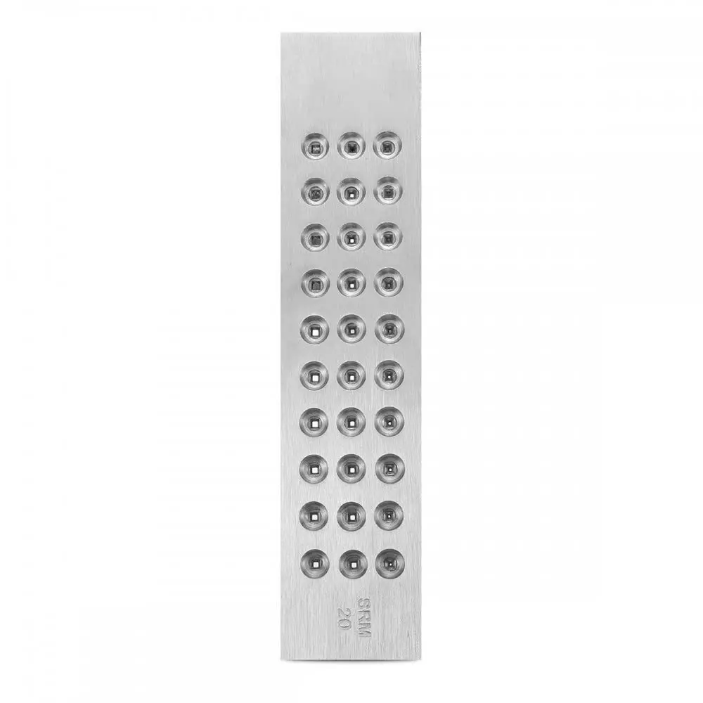 3.00 - 0.5mm Tungsten Carbide Steel Wire Drawplates 30 Square Holes Wiring Draw Plate