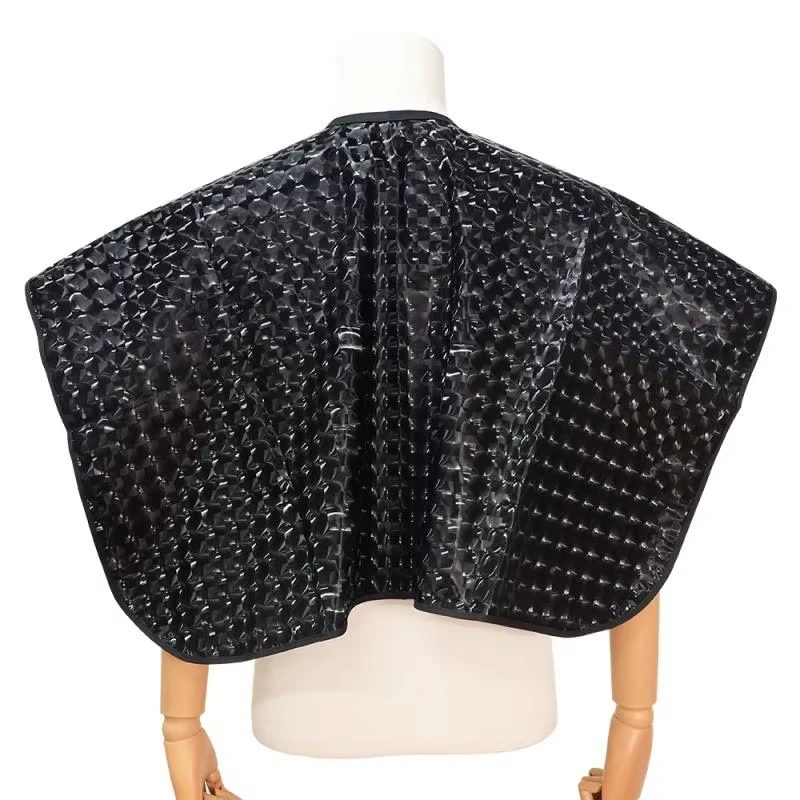 

Barbershop Hair Coloring Shawl Water Ripple Soft Thicked Salon Apron Shawls Professional Hot Cold Dyeing Hairdressing Tools