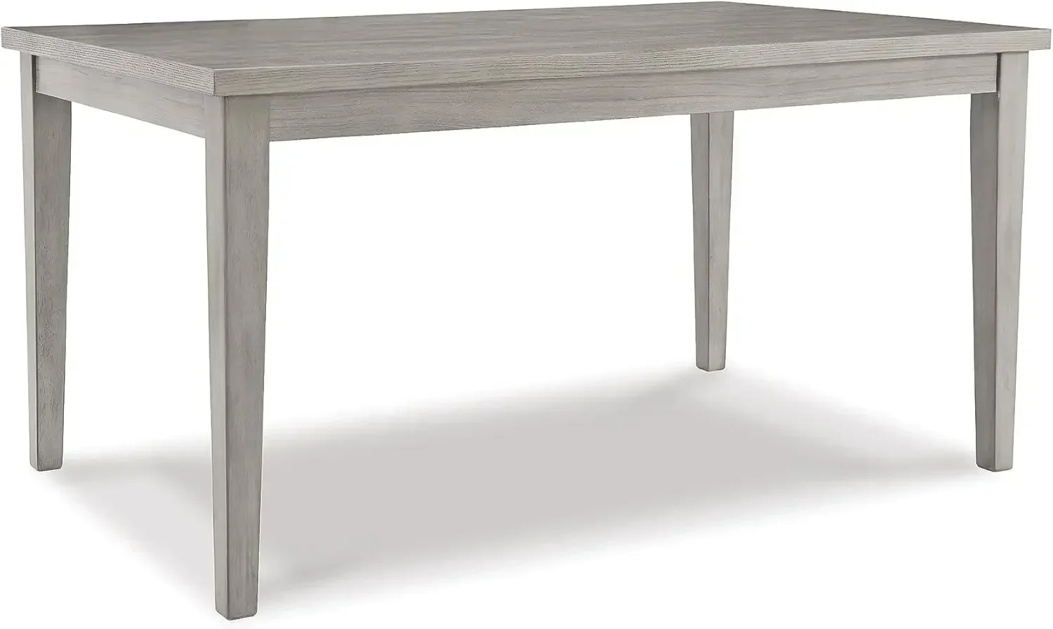 Design by Ashley Parellen Modern Farmhouse Rectangular Dining Room Table, Gray