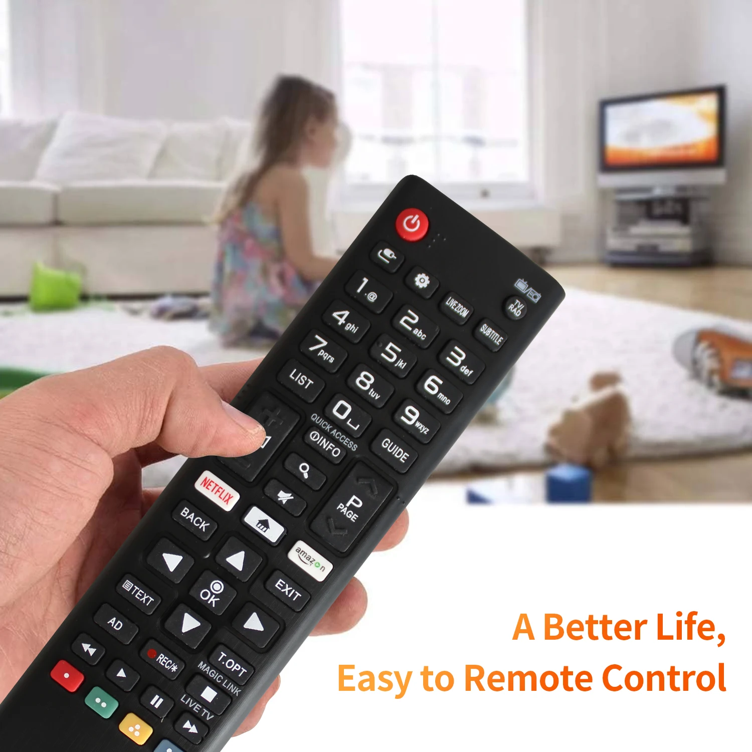 AKB75095308 Remote Replacemet Control for All LG LCD LED HDTV 3D Smart TV Models