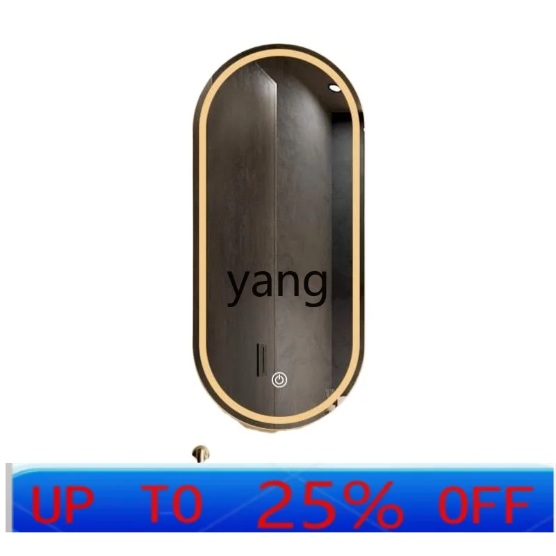 CX arched smart bathroom mirror defogging bathroom high definition mirror wall hanging sink