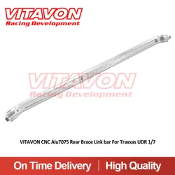 VITAVON CNC Alu7075 Barra de enlace de soporte trasero para Traxxas UDR 1/7