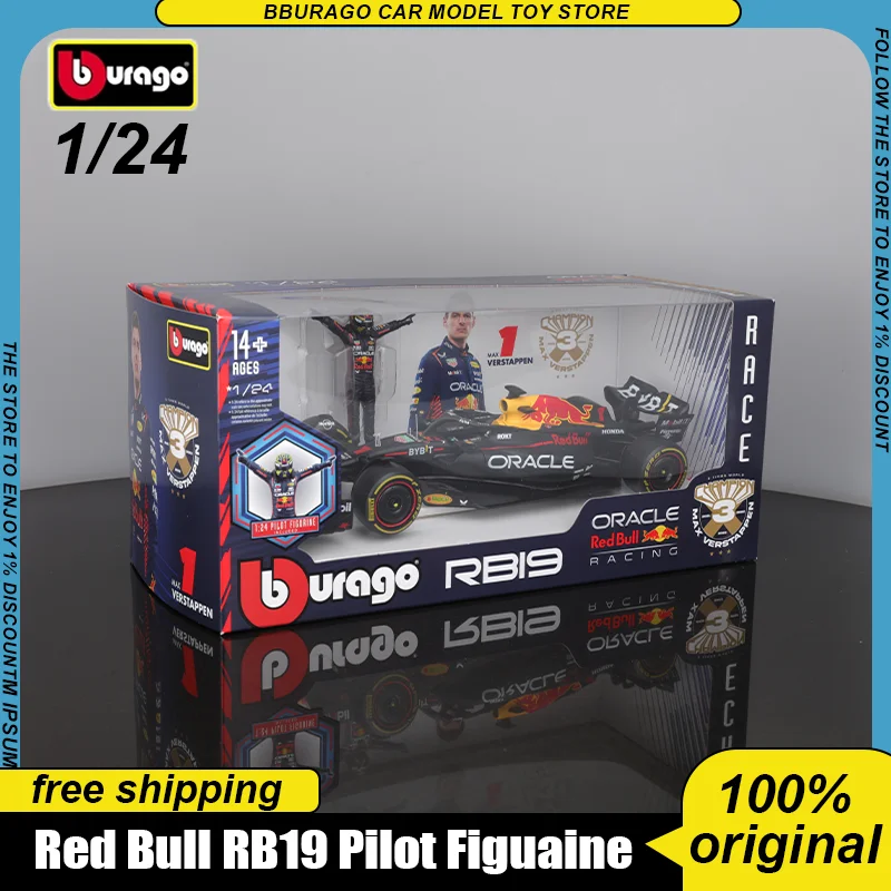 in-stock-new-prodcut-bburago-1-24-red-bull-rb19-alloy-miniature-diecast-model-and-pilot-figuaine-max-verstappen-doll-toys-kids