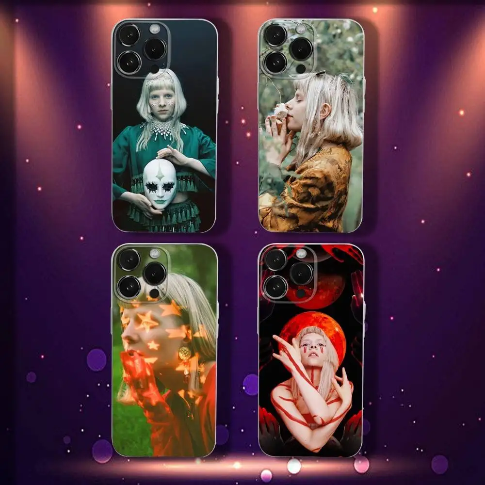 

Singer A-Aurora Phone Case For iPhone 17,16,15,14,13,12,11 Pro,Max,Plus,X,XS,XR,SE4,E Mini Transparent Soft Cover