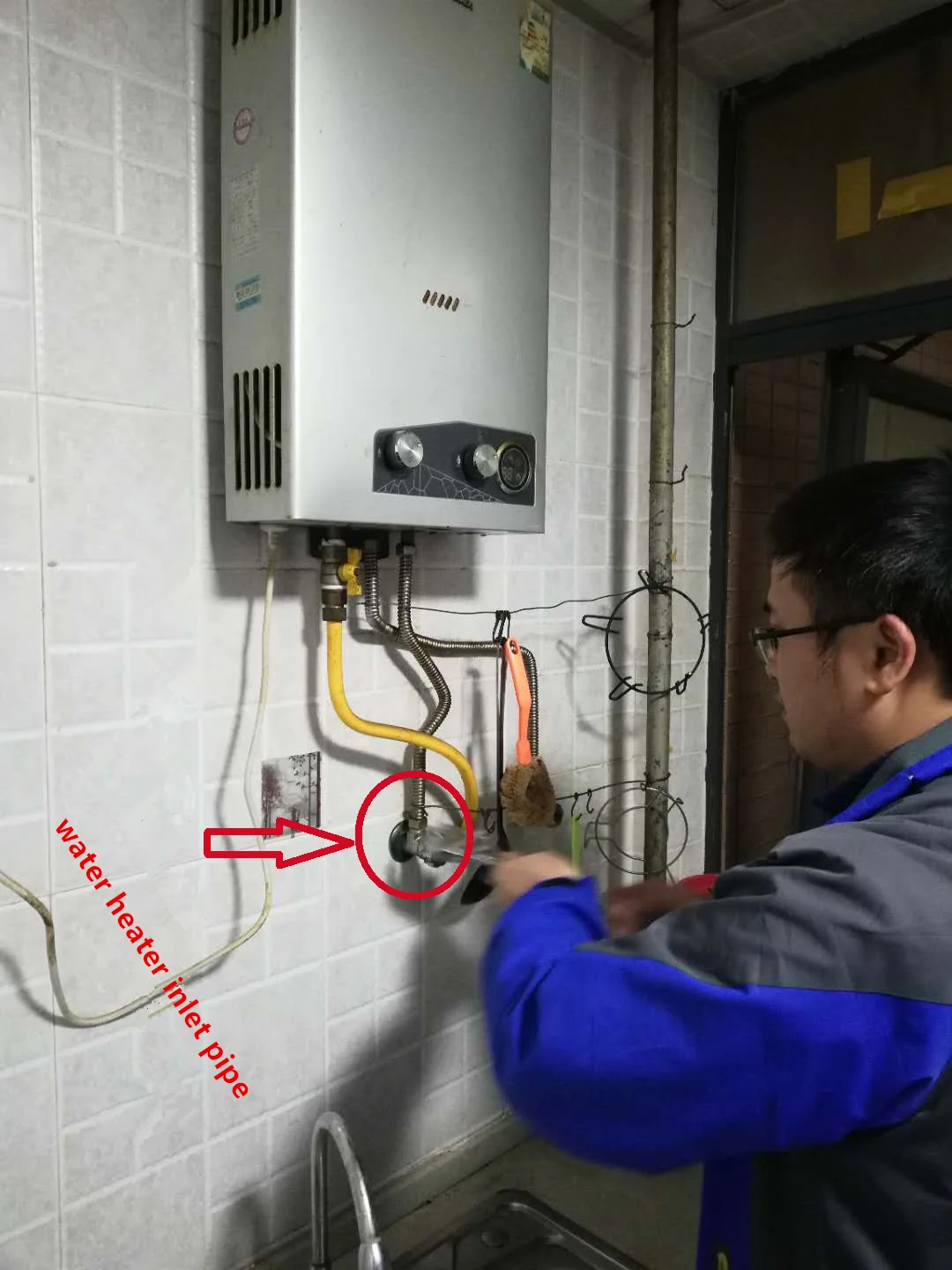 PQWT L50 المنزل تدفق المياه كشف تسرب ديف الجليد 50 سنتيمتر داخلي تحت الأرض أنبوبة سباكة كاشف تسرب المياه جرد جديد #6