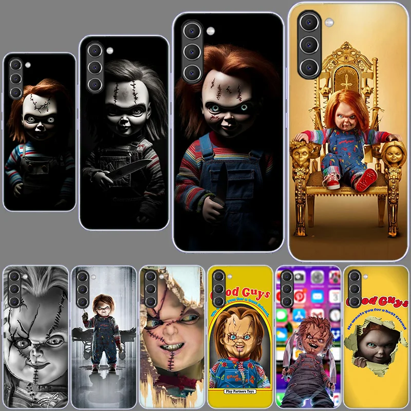 Horror Movie Scary Chucky Doll Phone Case for Samsung A54 A14 A24 A34 5G Galaxy A02S A03S A04S A12 A22 A32 A52 A72 A13 A23 A33 A