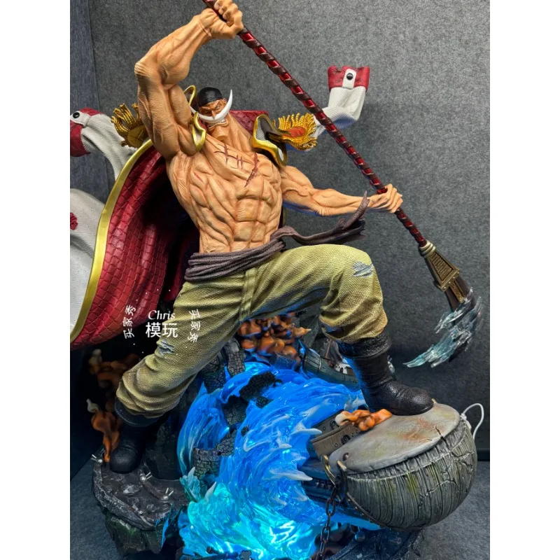 One Piece Collection Mei Whitebeard Anime Four Emperors Series Statue GK Figure Model Toy Collectible Gift High-End Ornament