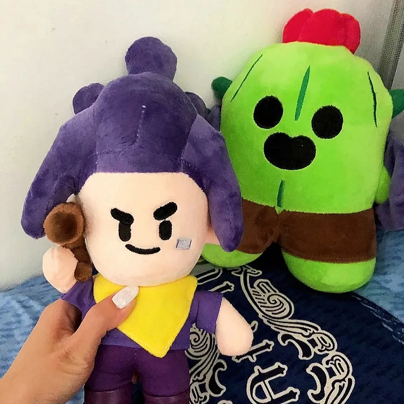 Coc 25cm Plush Toy Supercell Leon Spike  Cotton Pillow Dolls Game Characters Game Peripherals Gift For Children Clash Of Clans