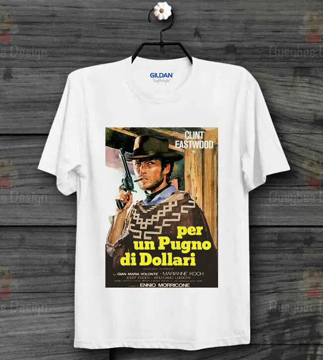 

A Fistful Of Dollars Italian Cool Vintage Poster T Shirt B289