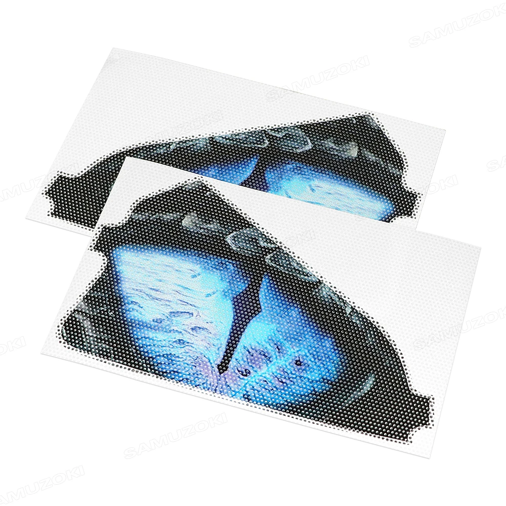 Suitable for 2019-2023 Can-Am Ryker models Motorcycle racing car headlight decal eye-shaped pattern decal