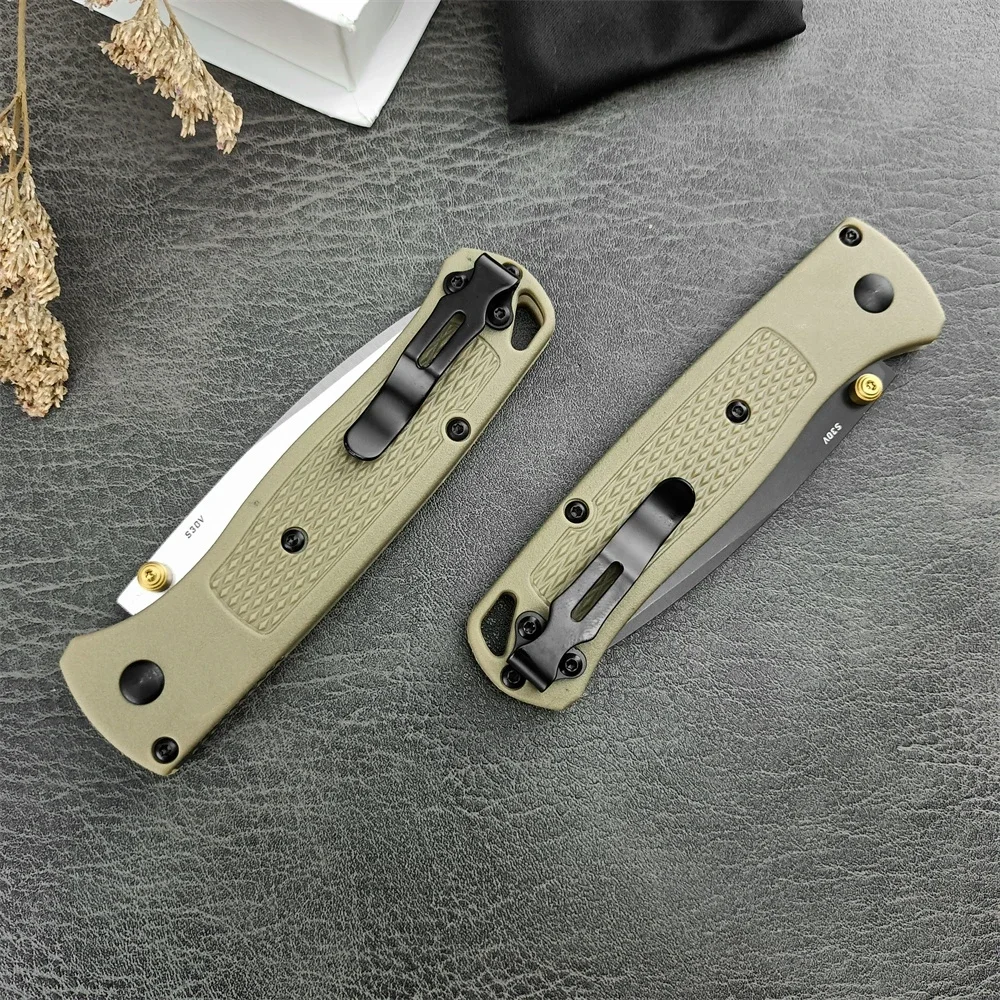 BM 535 Pocket Folding Knife CPM-20CV Blade Reinforced Nylon Fibers Handle High Quality Outdoor Camping Hiking EDC Tools