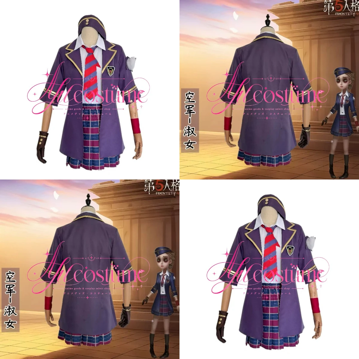 Game Character Female Coordinator Ivory Tower Costume Full Set Convention Roleplay Daily Wear