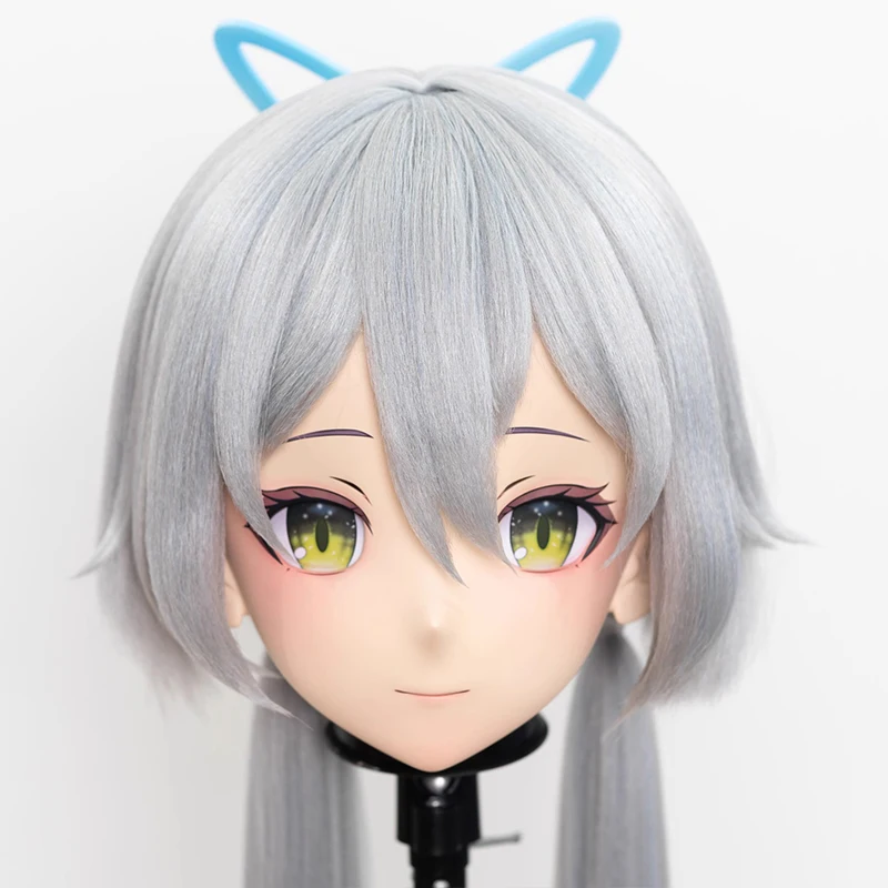 Customize Full Head Resin Cartoon Cosplay BJD Masks Japanese Character Anime Role Play Crossdress Kigurumi Masks
