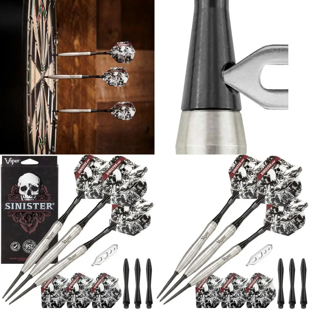 

95% Tungsten Viper Sinister Steel Tip Darts Set