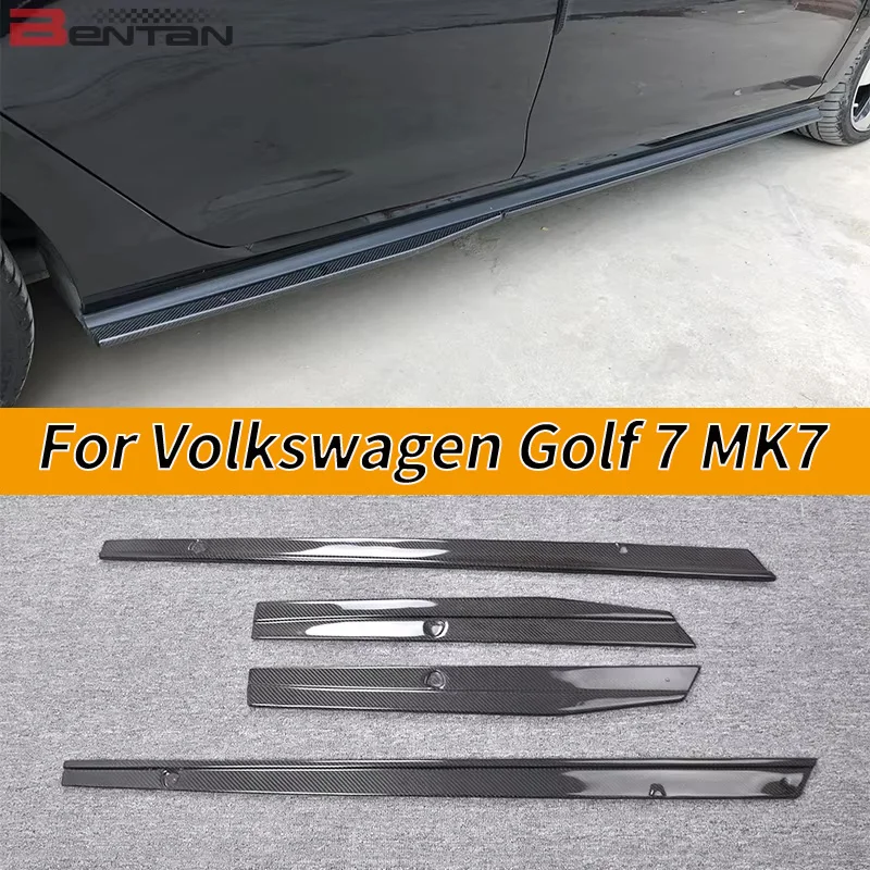 

The carbon fiber style of the wing, side and chin of the automobile exterior parts is suitable for Volkswagen Golf7 MK7 GTI R