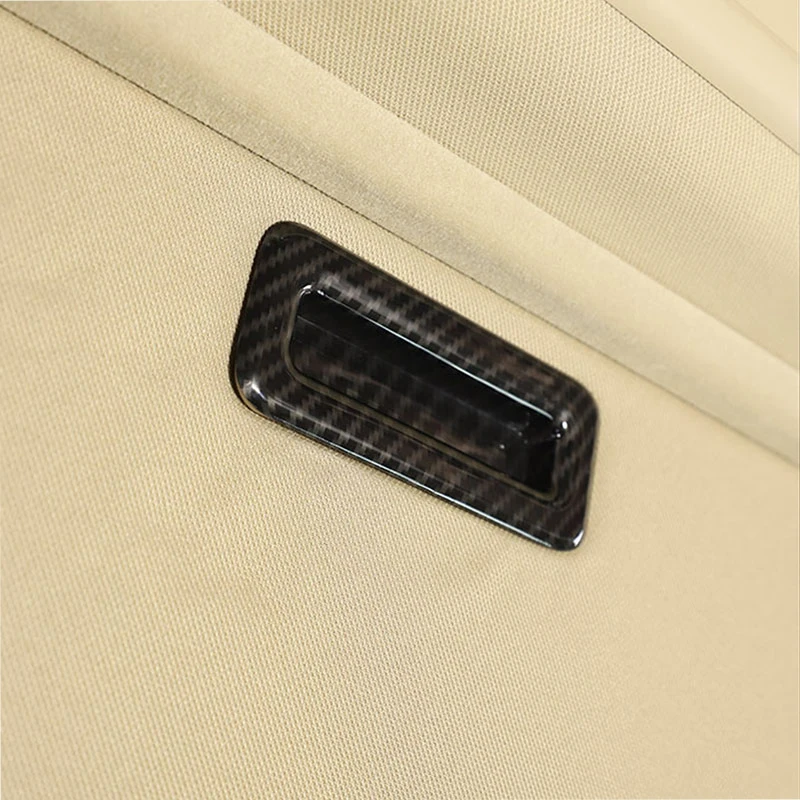 For BMW 1 3 Series E87 E90 E91 E92 E93 ABS Carbon Fiber Car Accessories Interior Sunroof Switch Frame Handle Cover Trim