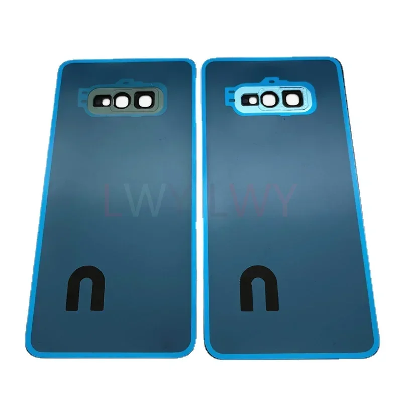 For Samsung S10e SM-G9700 Rear Glass Door Housing Back Battery Cover Repair Parts For Galaxy S10E