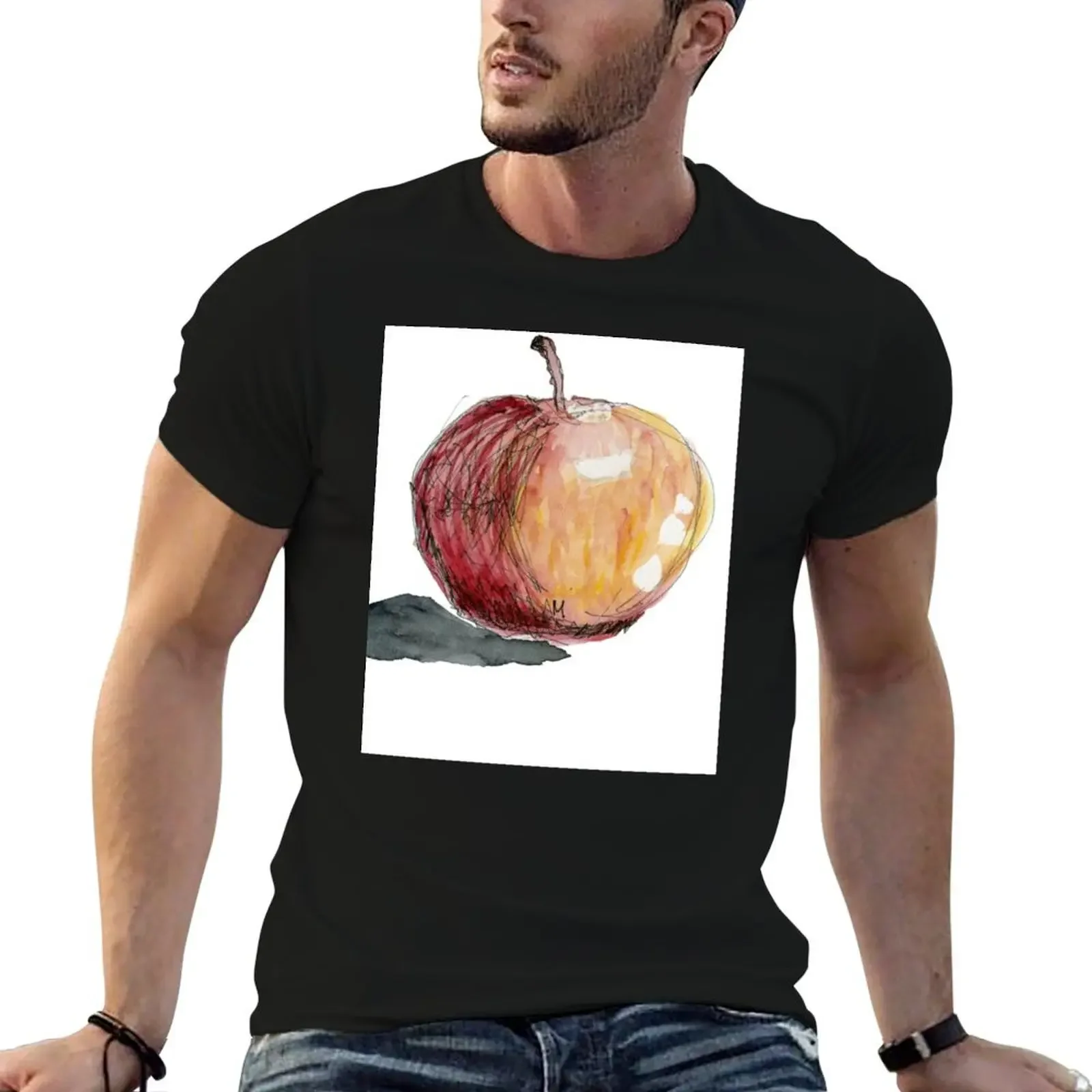 Apfel 1 T-Shirt plain vintage oversized graphic tee graphic t shirt vintage men clothes