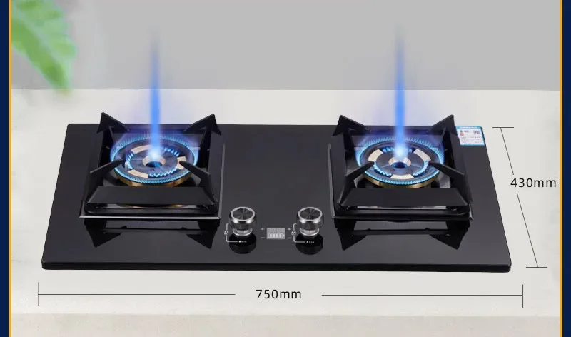 Household natural gas stove, turbocharged direct injection gas stove, timed liquefied gas stove