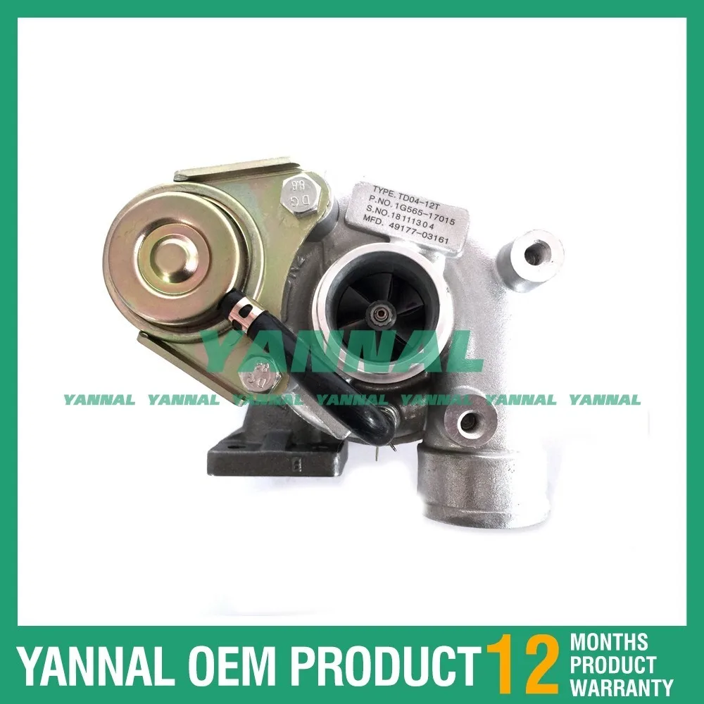 

Турбокомпрессор V3300-T TD04-12T 49177-03160 для двигателей Kubota Bobcat S250 S300