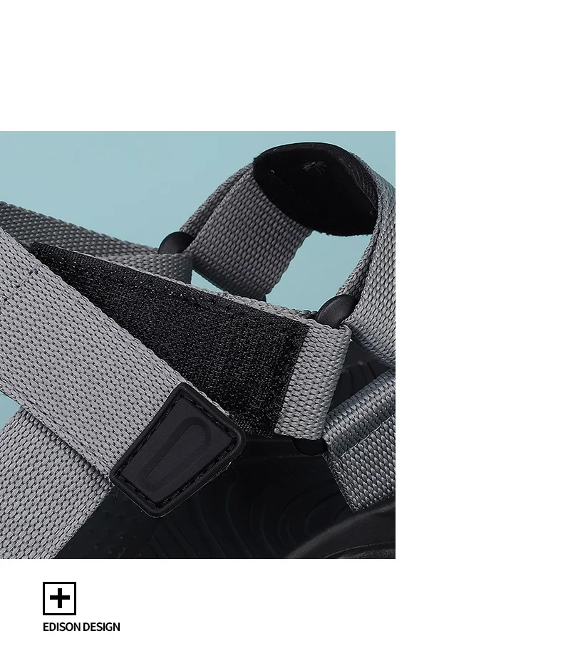 Herren Sandalen Neue Sommer Oberbekleidung Sandalen Strandschuhe – Detail 1