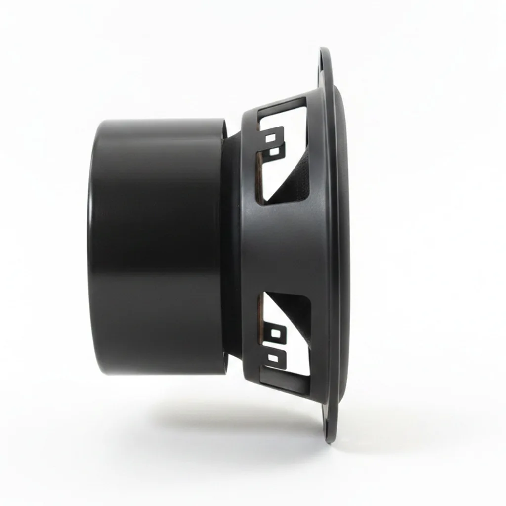 MW Audio 2 Stück 5,25" Auto-Tieftöner 50W 4/8 Ohm, Fiberglas-Membran 25mm Schwingspule Bass-Treiber – Detail 3