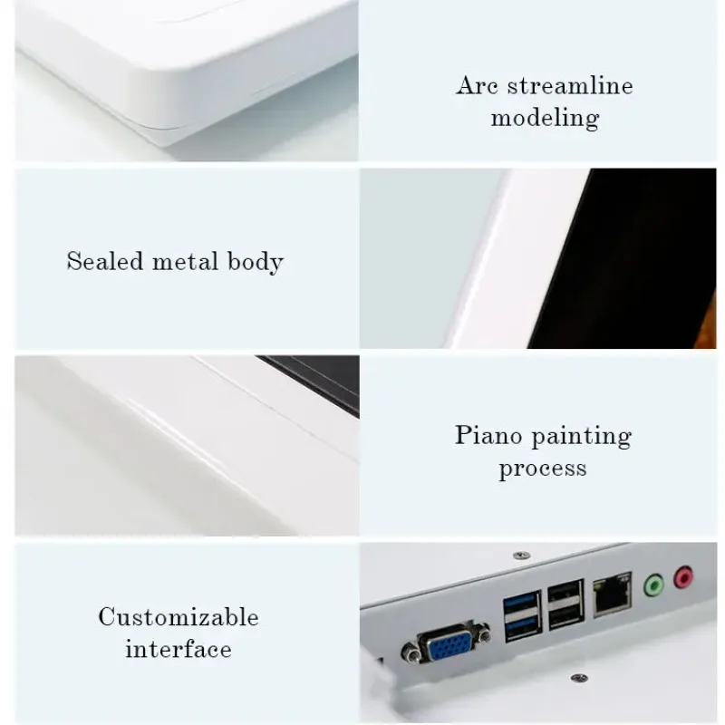 سعر المصنع 27 بوصة كشك الخدمة الذاتية للوحة اللمس بدون كاشفة مع الطابعة