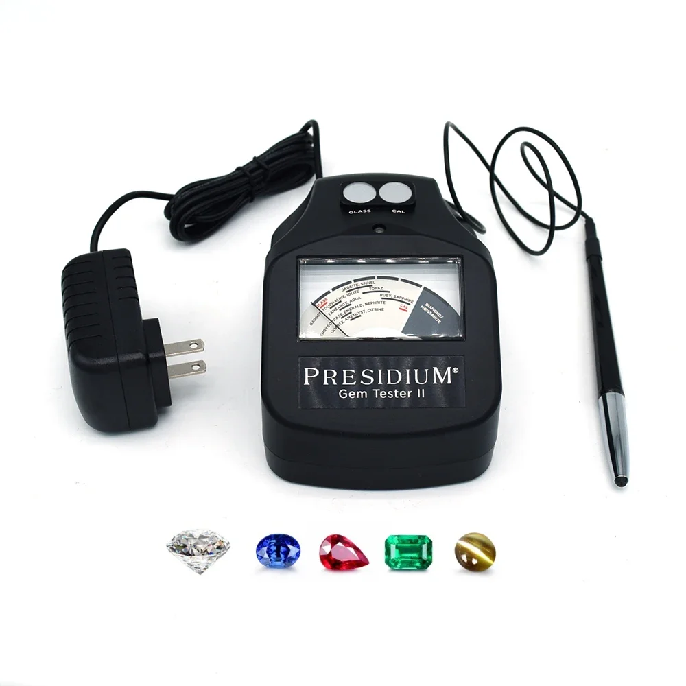 Kinway Singapore Presidium Multi purpose jewelry diamond test pen gemstone tester machine presidium gem tester II