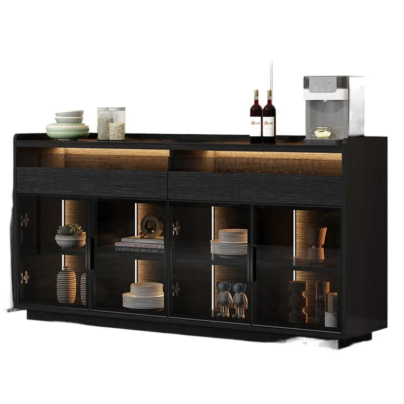 

Slate dining side cabinet, modern simplicity, living room multi-functional locker