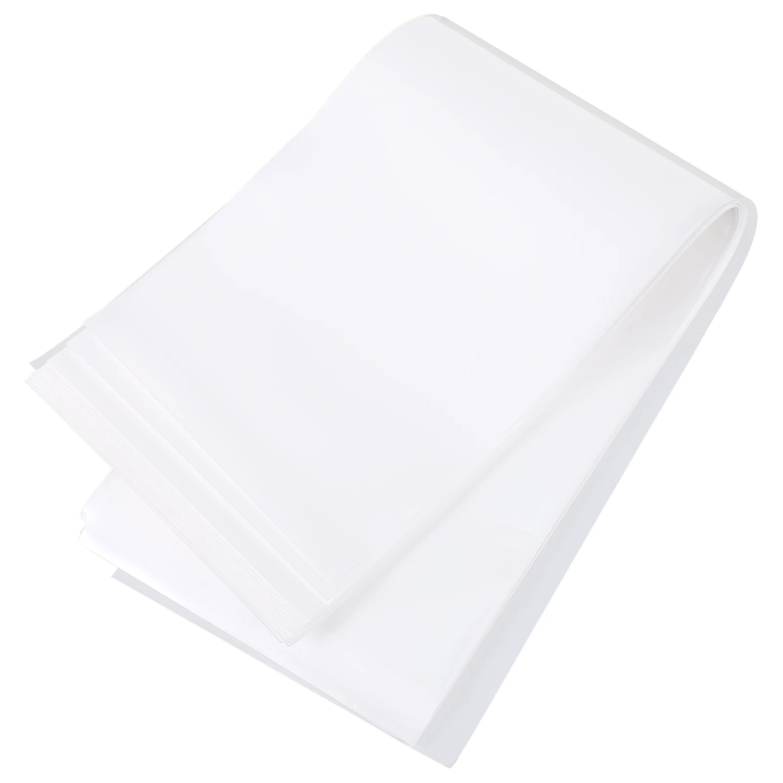 

100 Sheets Hair Coloring Paper Plastic Film DIY Recyclable Highlight Strips Neat Painting Bright Looks Superior Saturation