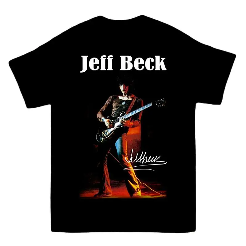 Nueva camiseta Popular de Jeff Beck Singer básica de algodón negro S 2345XL