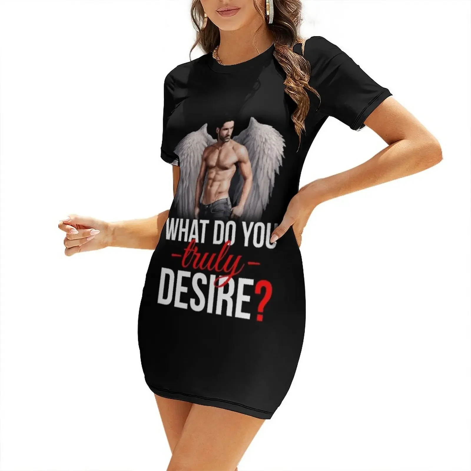 

What do you truly desire Short-Sleeved Dress Female clothing dresses ladies 2026 summer