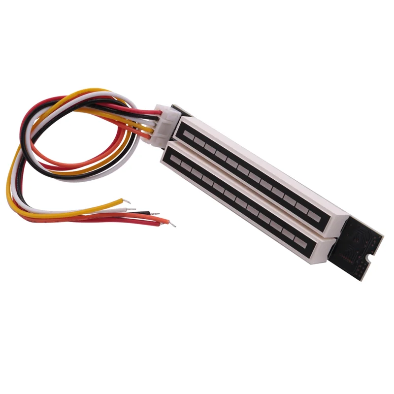 Mini placa amplificadora estéreo con indicador de 12 niveles, tablero de velocidad de luz ajustable con modo AGC, KITS de bricolaje