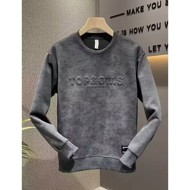 

Новая трендовая толстовка с длинным рукавом в японском стиле, повседневная, минималистичная, в стиле Харадзюку, шикарная, модная, универсальная для стиля Instagram