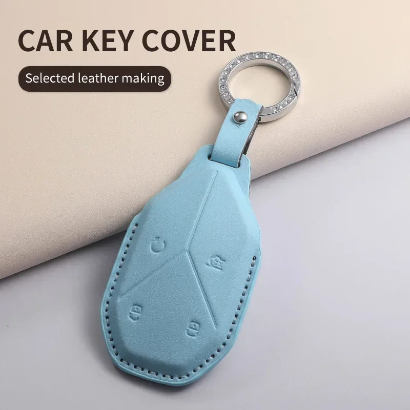 ل BYD صيغة ليوبارد سوبر 5 سوبر 8 سوبر 3 9 المفاتيح بو الجلود حافظة مفاتيح السيارة غطاء بولي Leather حافظة مفاتيح السيارة الجلدية
