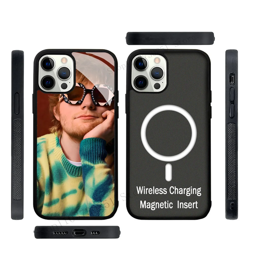 Singer E-Ed S-Sheeran Phone Case Mobile Phone Cases For IPhone 15 14 13 Pro Max 11 12 Mini Alex Mirror TPU Shell